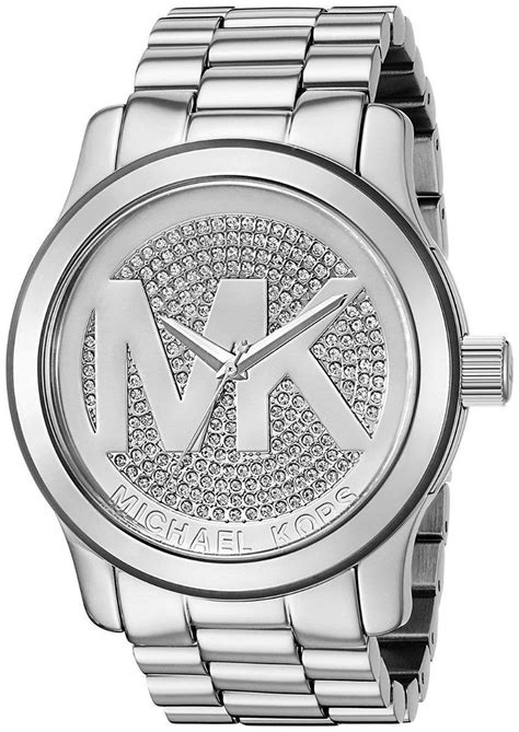 michael kors horlogen zilver|Michael Kors silver designer watches.